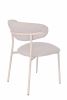 Стул обеденный Ayla серый белые ножки 2 шт. - 6