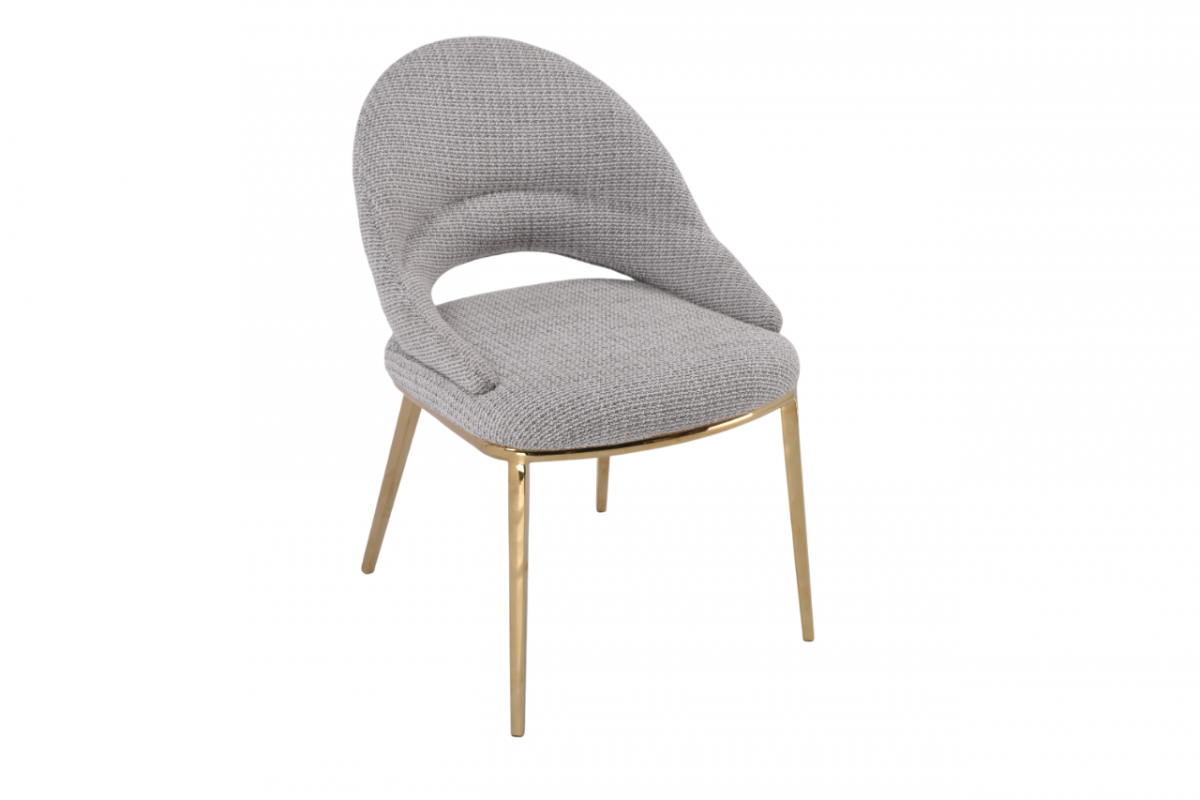 Стул обеденный Capella MC3016-BG-2 | бежевый |глянцевое золото