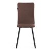Стул обеденный La Rousse (2 шт. в упаковке) NEW, ткань рогожка, коричневый-черный, 3М7-147, 45х55х93 - 5