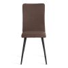 Стул обеденный La Rousse NEW, ткань рогожка, коричневый-черный, 3М7-147, 45x55x93 см - 4