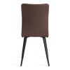 Стул обеденный La Rousse NEW, ткань рогожка, коричневый-черный, 3М7-147, 45x55x93 см - 5