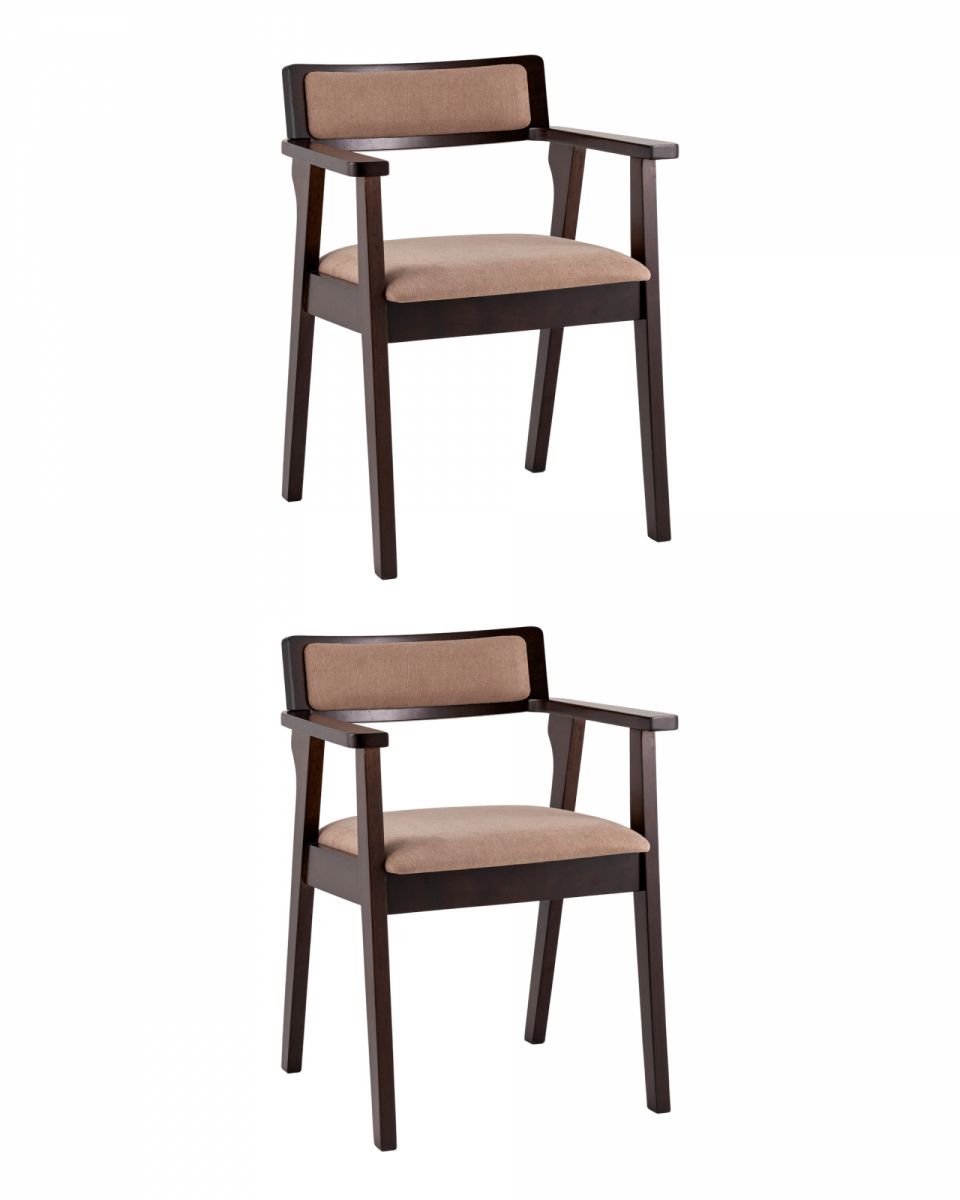 Стул обеденный MATS светло-коричневый 2 шт.