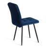 Стул обеденный Medeo (2 шт. в упаковке) LT, велюр, Blue (синий), 45х56х89 см - 3