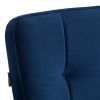Стул обеденный Medeo (2 шт. в упаковке) LT, велюр, Blue (синий), 45х56х89 см - 8