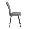 Стул обеденный Monte Carlo (2 шт. в упаковке) TREND, велюр, серый-черный, 29, 49х51х93 см - 2