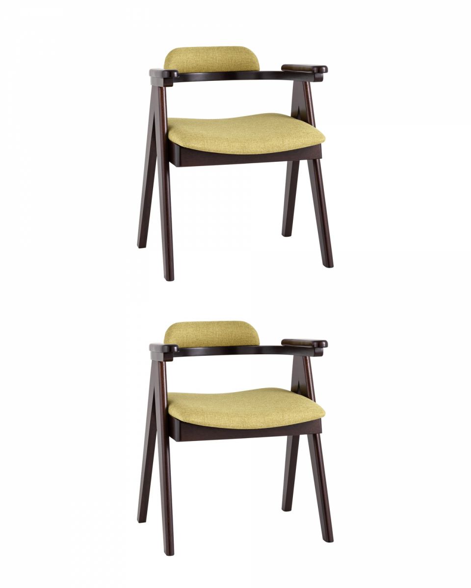 Стул обеденный OLAV оливковый 2 шт.