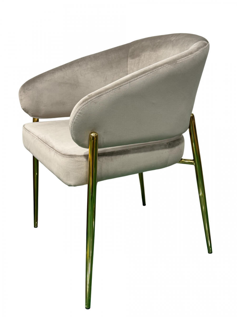 Стул обеденный Стелла ART2959-BG | бежевый |глянцевое золото