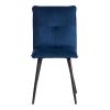 Стул обеденный Sweet LT, велюр, Blue (синий), 41х55х88 см - 5