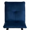 Стул обеденный Sweet LT, велюр, Blue (синий), 41х55х88 см - 7