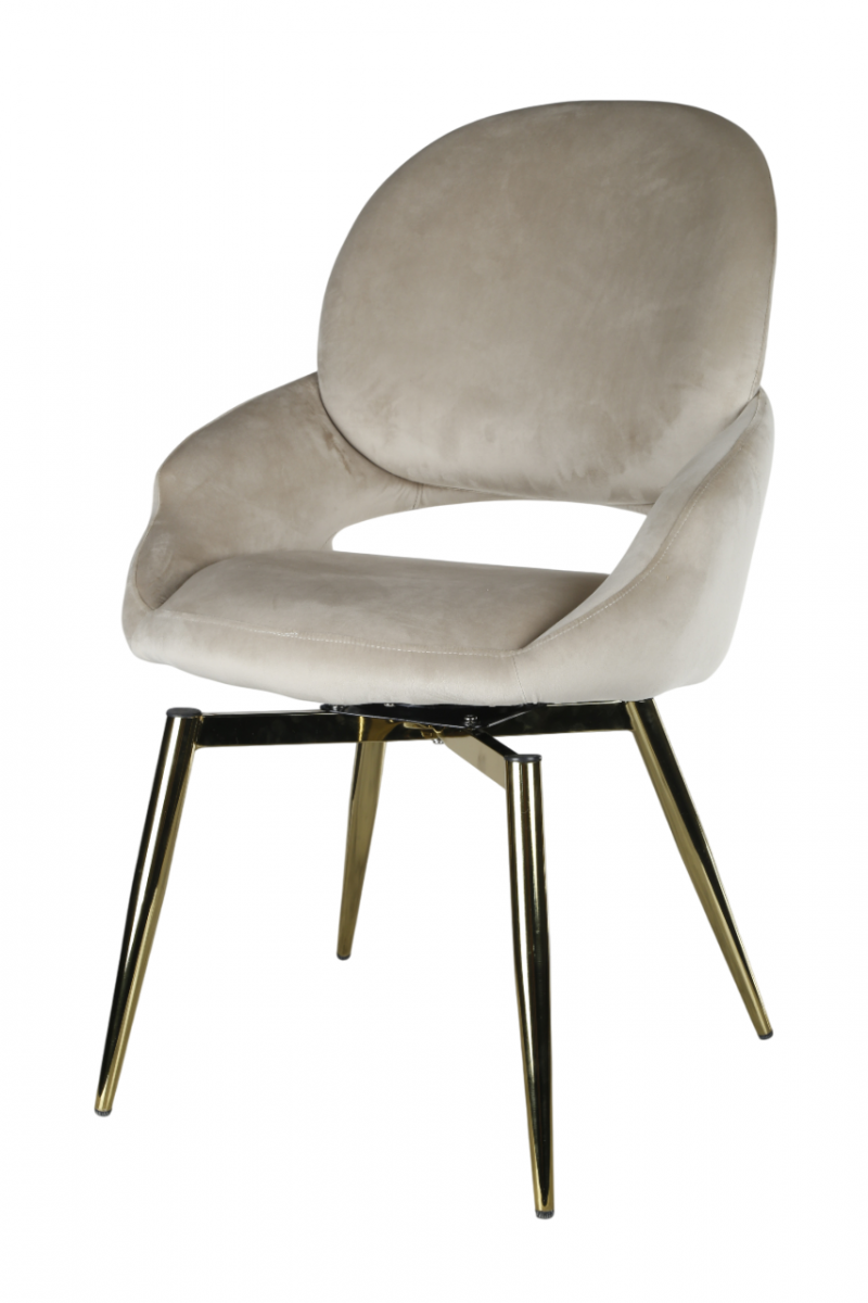 Стул обеденный Виола BS1377-BG-2 | бежевый |золото