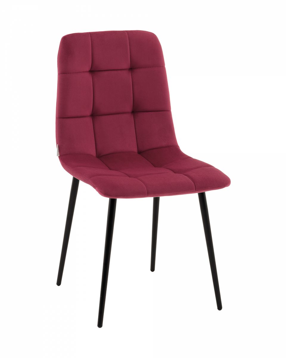 Стул Одди NEW велюр красный