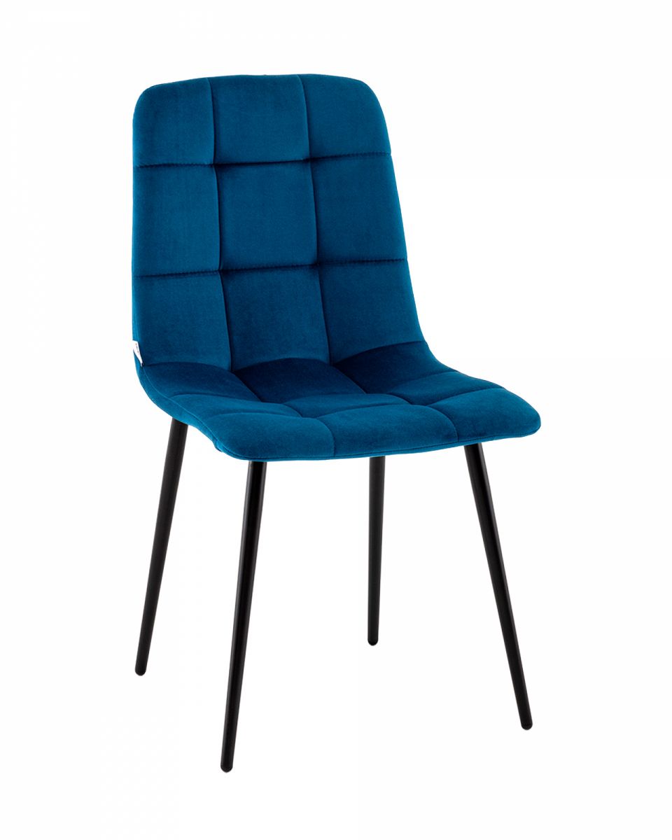 Стул Одди NEW велюр синий