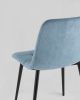 Стул Одди Original велюр пыльно-синий 4 шт. - 7