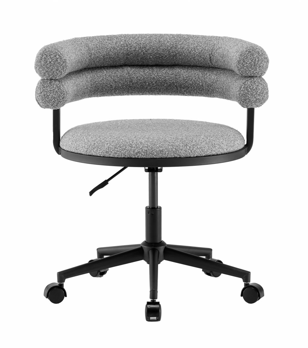 Стул офисный Ponty серый чёрные ножки