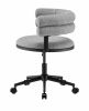 Стул офисный Ponty серый чёрные ножки - 4