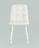 Стул Oliver экокожа белый белые ножки 2 шт - 4