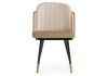 Стул Penelopa beige - light beige - black - gold - 2