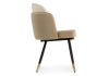 Стул Penelopa beige - light beige - black - gold - 3