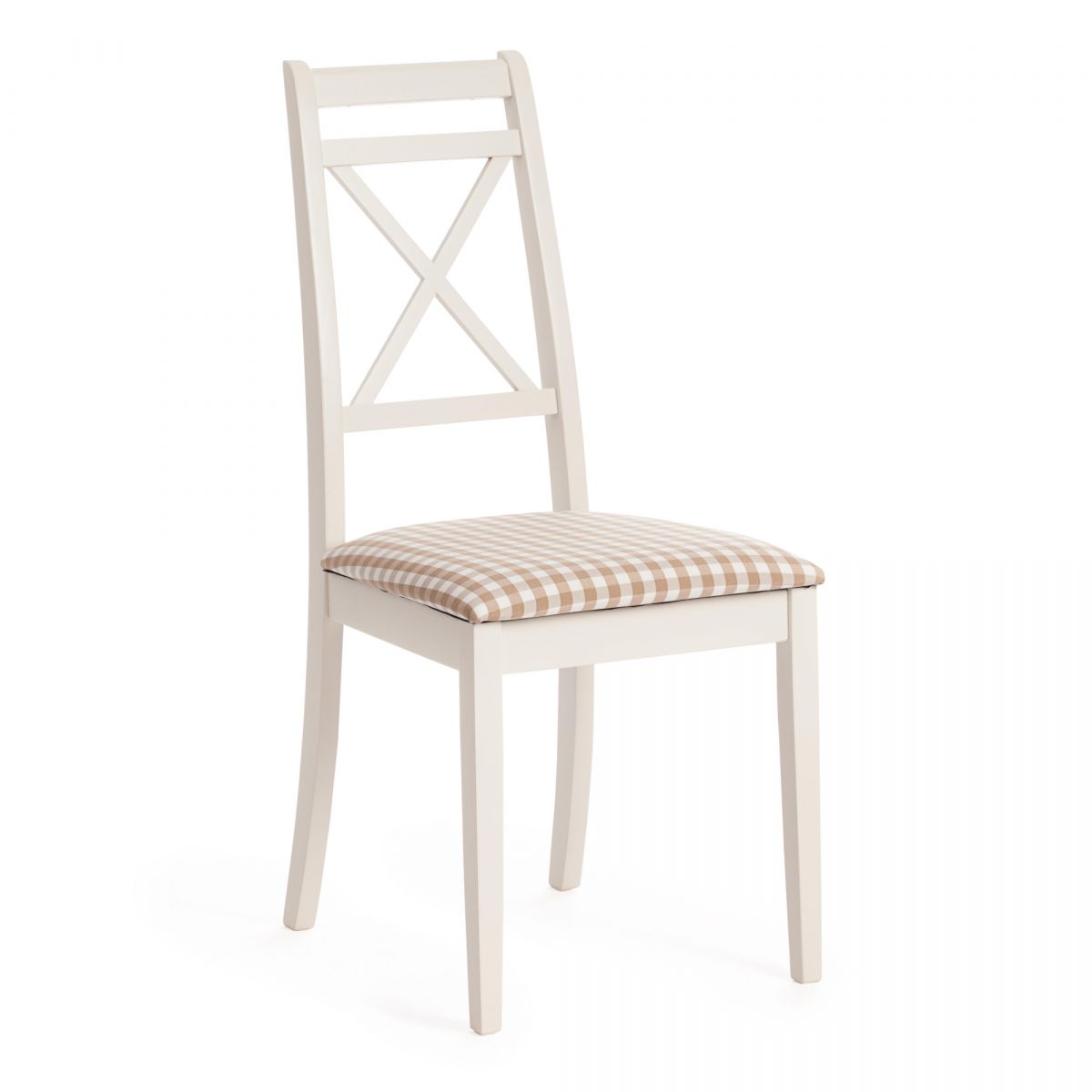 Стул Picasso ( PC-SC ) (комплект) дерево гевея, 45х53х97см, ivory white (слоновая кость 2-5), ткань: