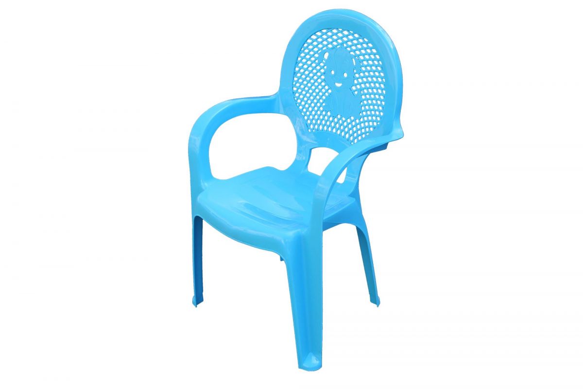 Стул пластиковый Детский арт.06206 (голубой)