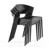 Стул пластиковый ЕВОК арт.PP0005WPч черный - 10