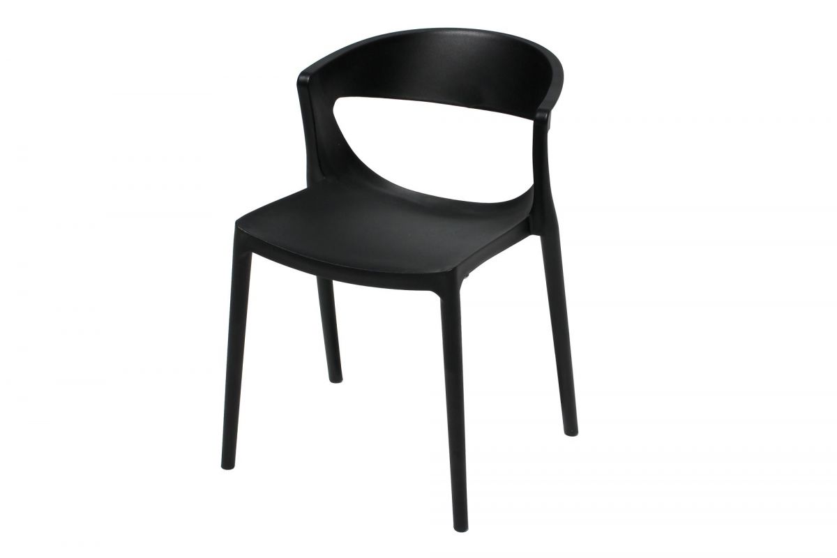 Стул пластиковый ЕВОК арт.PP0005WPч черный