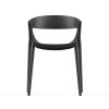 Стул пластиковый ЕВОК арт.PP0005WPч черный - 9