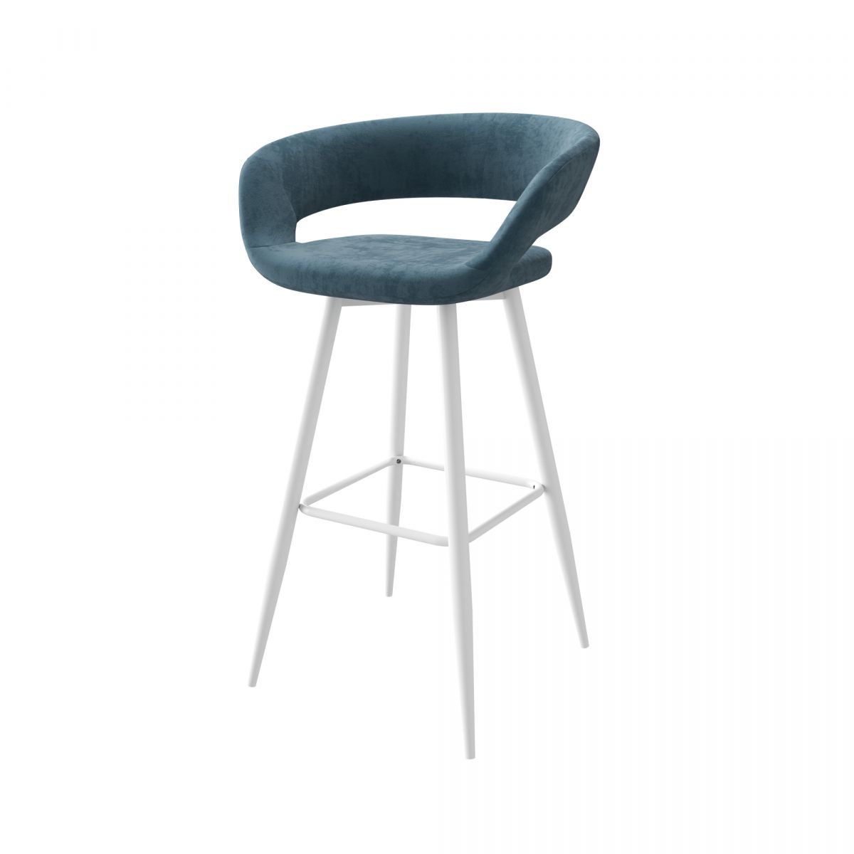 Стул полубарный Барни Р 700, b08 BLUE LUX |