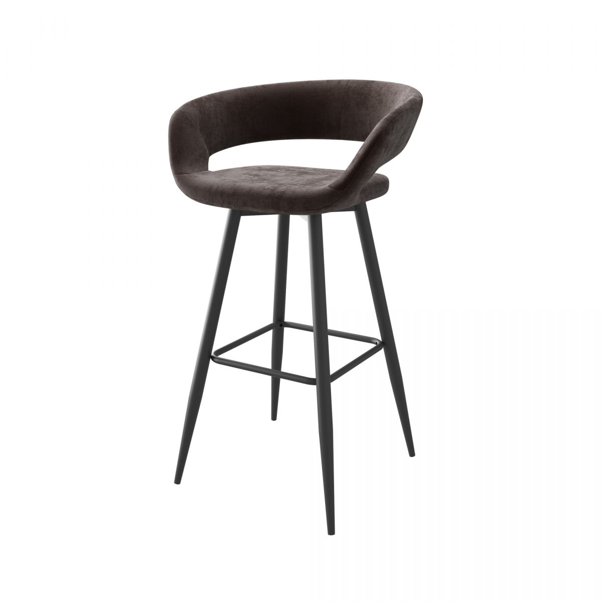 Стул полубарный Барни Р 700, Черный |