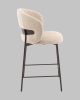 Стул полубарный Блейз букле капучино, каркас серо-коричневый - 5