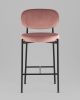 Стул полубарный Бриф VD велюр пыльно-розовый - 3