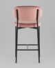 Стул полубарный Бриф VD велюр пыльно-розовый - 5