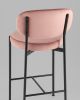 Стул полубарный Бриф VD велюр пыльно-розовый - 7