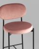 Стул полубарный Бриф VD велюр пыльно-розовый - 8