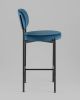Стул полубарный Бриф VD велюр синий - 4
