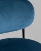 Стул полубарный Бриф VD велюр синий - 9