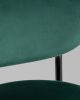 Стул полубарный Бриф VD велюр зеленый - 9