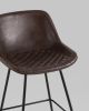 Стул полубарный Деймон экокожа коричневый - 8
