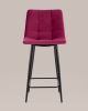 Стул полубарный Джанго велюр винный 2 шт. - 3