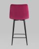 Стул полубарный Джанго велюр винный 2 шт. - 5