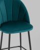 Стул полубарный Логан SN велюр изумрудный - 8