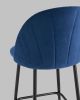 Стул полубарный Логан SN велюр синий - 7