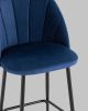 Стул полубарный Логан SN велюр синий - 8