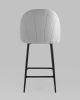 Стул полубарный Логан SN велюр светло-серый - 5
