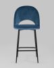 Стул полубарный Меган SN велюр пыльно-синий - 3