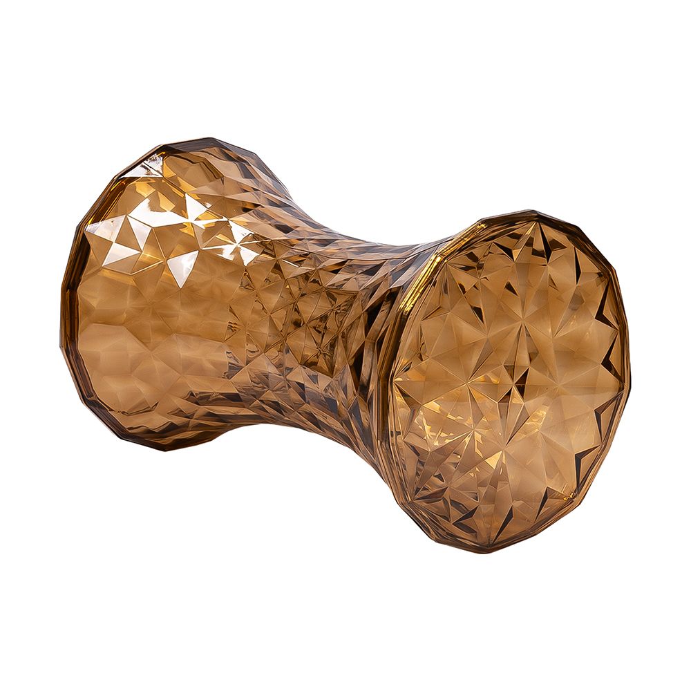 Стул-пуф Stone прозрачный янтарный