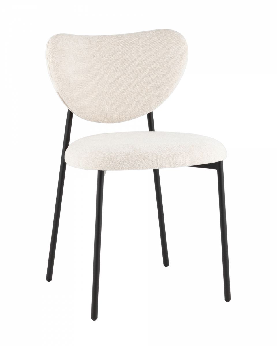 Стул Rina шенилл кремовый