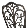 Стул Secret De Maison Mozart алюминиевый сплав, 53х41х89см, бронза-bronze - 5
