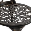 Стул Secret De Maison Mozart алюминиевый сплав, 53х41х89см, бронза-bronze - 6