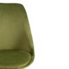 Стул Secret De Maison TULIP SOFT (mod. 74) вельвет-дерево , 54 х 47 х 83 см , зеленый (HLR 54)-натуральный - 6